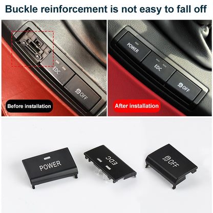 Car No. 1 Center Console Switch Button for BMW 3 Series M3 2005-2012, Left Driving, No. 1