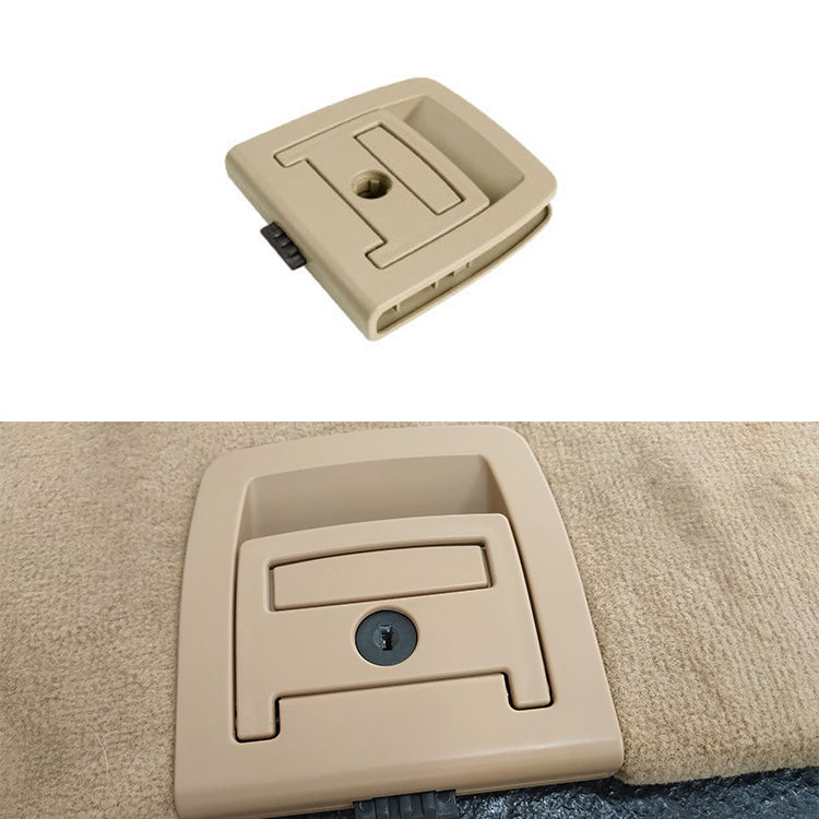 Car Rear Trunk Mat Carpet Handle with Hole 51479120283 for BMW X5 / X6 2006-2013, Left Driving, with Hole For BMW X5 (Black), with Hole For BMW X5 (Beige)