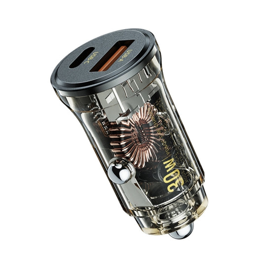 Chargeur de voiture USB + Type-C 30W série Vanguard WK WP-C41, WP-C41