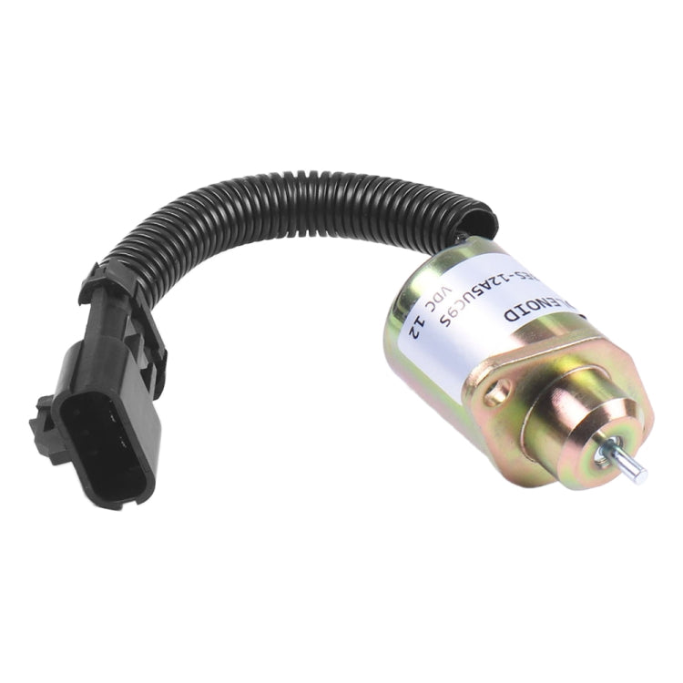 Excavator Fuel Shutdown Shut Off Solenoid Valve for Kubota V1505 R90 1503ES-12A5UC9S, For Kubota V1505