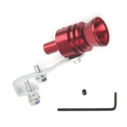 Universal Aluminum Turbo Sound Exhaust Muffler Pipe Whistle Car / Motorcycle Simulator Whistler, Size: L, Outside Diameter: 30mm, Size: L (Red), Size: L (Silver), Size: L (Black), Size: L (Gold), Size: L (Blue)