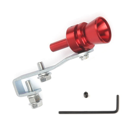 Universal Aluminum Turbo Sound Exhaust Muffler Pipe Whistle Car / Motorcycle Simulator Whistler, Size: M, Outside Diameter: 23mm, Size: M (Red), Size: M (Silver), Size: M (Black), Size: M (Gold), Size: M (Blue)