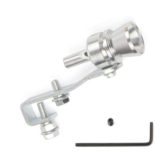 Universal Aluminum Turbo Sound Exhaust Muffler Pipe Whistle Car / Motorcycle Simulator Whistler, Size: M, Outside Diameter: 23mm