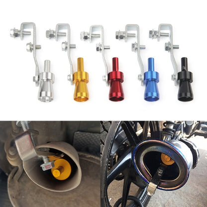 Universal Aluminum Turbo Sound Exhaust Muffler Pipe Whistle Car / Motorcycle Simulator Whistler, Size: S, Outside Diameter: 20mm, Size: S (Black), Size: S (Gold), Size: S (Blue), Size: S (Red), Size: S (Silver)