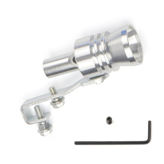 Universal Aluminum Turbo Sound Exhaust Muffler Pipe Whistle Car / Motorcycle Simulator Whistler, Size: XL, Outside Diameter: 35mm