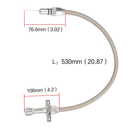 Car Flexible Stainless Transmission Gearbox Oil Dipstick 530mm Oil Measuring Rod for Chevrolet, For Chevrolet(Silver), For Chevrolet(Red), For Chevrolet(Blue), For Chevrolet(Black)