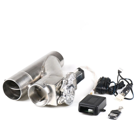 CNSPEED Y Shape 2 In 1 Car Remote Control Electric Exhaust Valve Pipe, Size: 2 inch, Size: 2 inch
