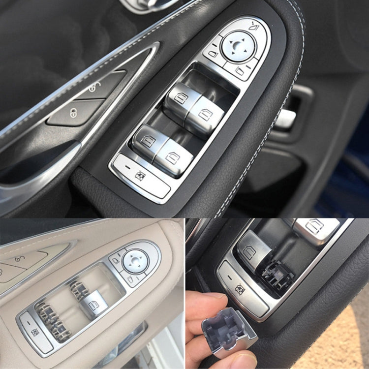Car Auto Electronic Window Master Control Switch Button for Mercedes-Benz C Class W205 2015-2021, For Mercedes-Benz C Class (Black), For Mercedes-Benz C Class (Beige), For Mercedes-Benz C Class (Brown)