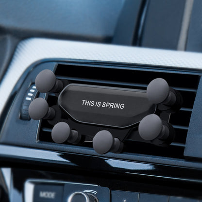 Car Air Outlet Six-claw Gravity Mobile Phone Holder Bracket, Six-claw Phone Holder(Red), Six-claw Phone Holder(Silver), Six-claw Phone Holder(Black)