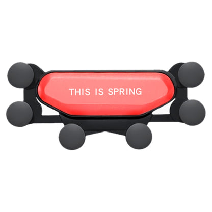 Car Air Outlet Six-claw Gravity Mobile Phone Holder Bracket, Six-claw Phone Holder(Red), Six-claw Phone Holder(Silver), Six-claw Phone Holder(Black)