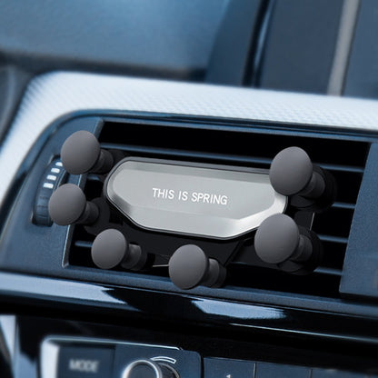 Car Air Outlet Six-claw Gravity Mobile Phone Holder Bracket, Six-claw Phone Holder(Red), Six-claw Phone Holder(Silver), Six-claw Phone Holder(Black)