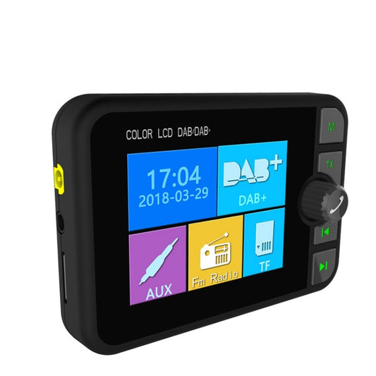 DAB-C6 Récepteur Radio Numérique DAB pour Voiture Lecteur MP3 Bluetooth Émetteur FM, DAB-C6