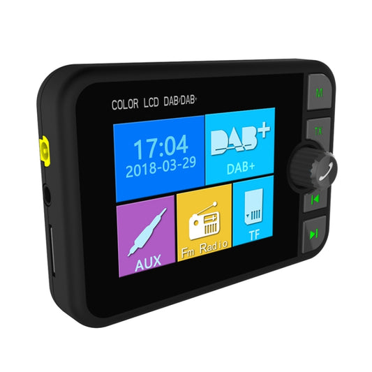 DAB-C6 Récepteur Radio Numérique DAB pour Voiture Lecteur MP3 Bluetooth Émetteur FM, DAB-C6