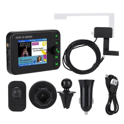 DAB-C6 Car DAB Digital Radio Receiver Bluetooth MP3 Player FM Transmitter, DAB-C6