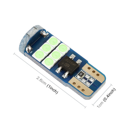 2 PCS T10 DC12 / 1W 9LEDs SMD-3030 Car Clearance Light, 9LEDs (Ice Blue Light), 9LEDs (Blue Light), 9LEDs (Pink Light), 9LEDs (White Light), 9LEDs (Yellow Light)