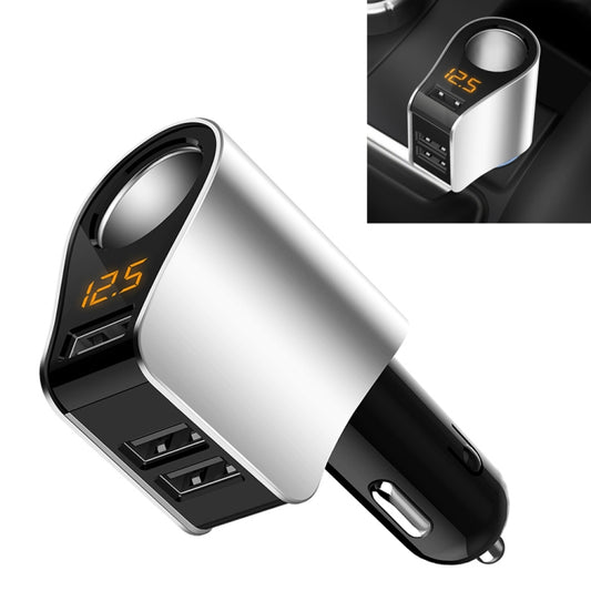 Chargeur de voiture multifonctionnel trois ports USB, adaptateur de charge rapide 3 en 1, HY101