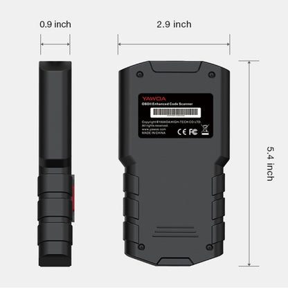 YA201 Car Mini Code Reader OBD2 Fault Detector Diagnostic Tool, YA201