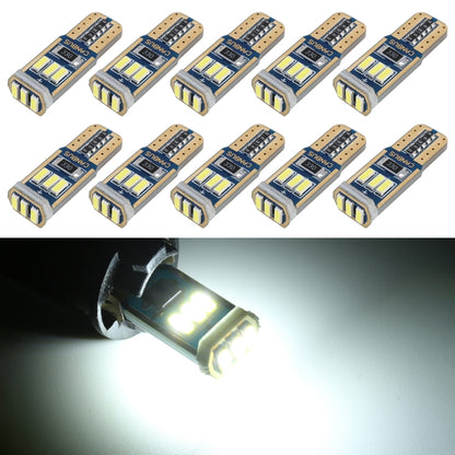 10 PCS T10 DC12V / 1.7W / 6000K / 110LM 9LEDs SMD-4014 Car Clearance Light, with Decoder, 10pcs DC12V / 1.7W / 6000K / 110LM