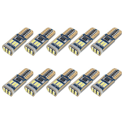 10 PCS T10 DC12V / 1.7W / 6000K / 110LM 9LEDs SMD-4014 Car Clearance Light, with Decoder, 10pcs DC12V / 1.7W / 6000K / 110LM