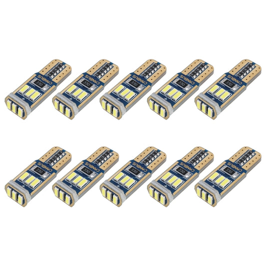 10 PCS T10 DC12V / 1.7W / 6000K / 110LM 9LEDs SMD-4014 Car Clearance Light, with Decoder, 10pcs DC12V / 1.7W / 6000K / 110LM