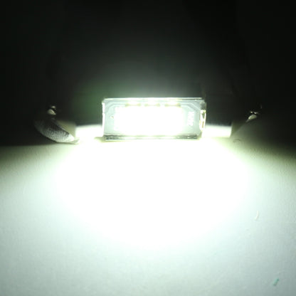 2 PCS 41mm DC12V / 2.5W / 6000K / 170LM 6LEDs SMD-3030 Car Reading Lamp Dome Light, 41mm