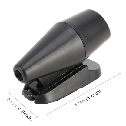 Pair Car ABS Deer Alert Sound Alarm Ultrasonic Wind Power Animal Repeller, Wind Power Animal Repeller (Black), Wind Power Animal Repeller (Black Silver)