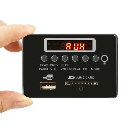 Car 5V Audio MP3 Player Decoder Board FM Radio SD Card USB AUX, with Bluetooth / Remote Control, 5V, 5V (Silver Grey)