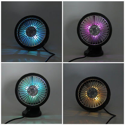 F203B Portable Car Air Outlet Sucker Electric Cooling Fan with Aromatherapy, F203B