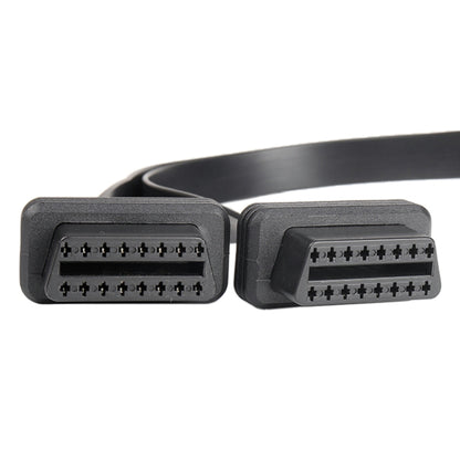 2 in 1 16PIN Car Straight Head OBD Diagnostic Extended Cable OBD2 Cable, Straight Head
