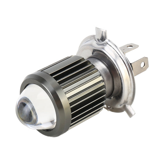 H4 Phares de moto bicolores 12-80V / 10W / 6000K / 3000K / 800LM avec lentille de projecteur, H4