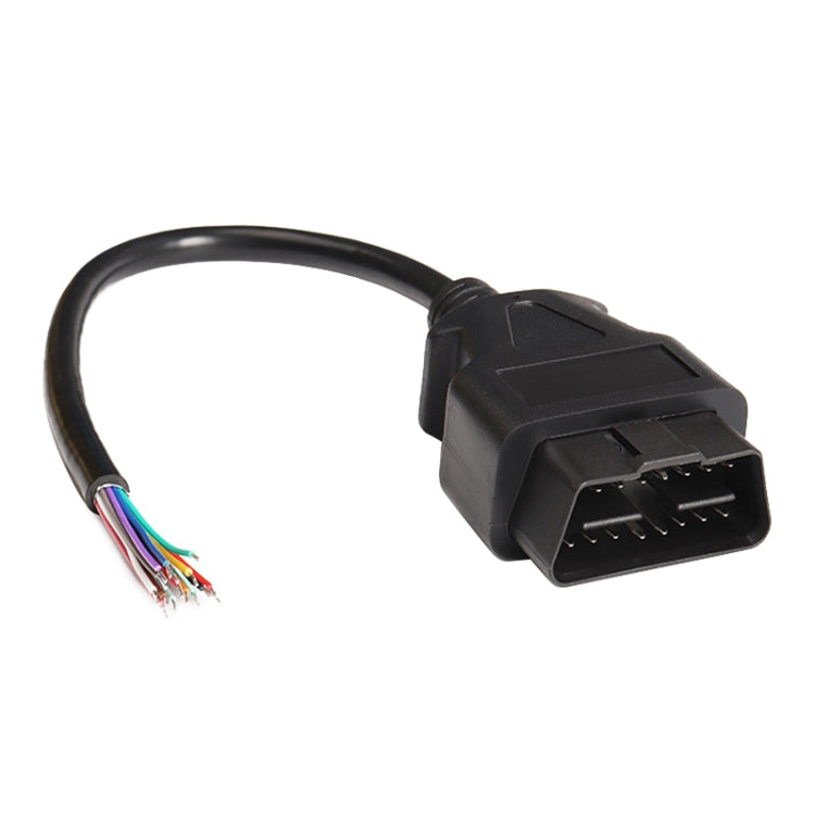 Câble OBD mâle 16 broches, câble d'extension OBD 2 pour scanner de diagnostic automobile, longueur du câble : 30 cm, 30 cm