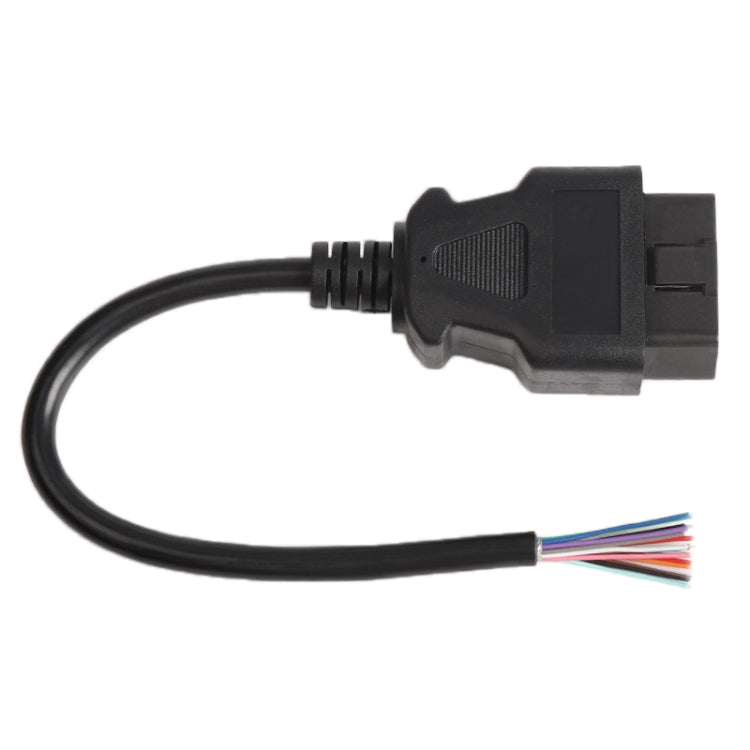 Câble OBD mâle 16 broches, câble d'extension OBD 2 pour scanner de diagnostic automobile, longueur du câble : 30 cm, 30 cm