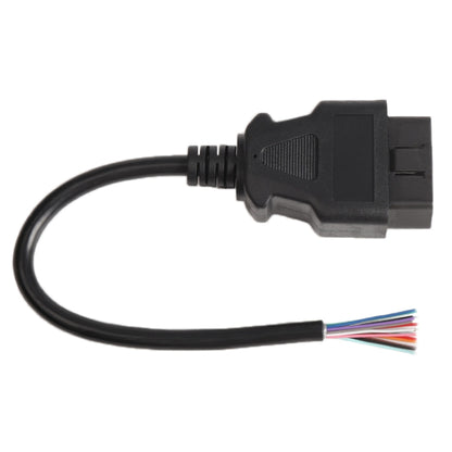 Câble OBD mâle 16 broches, câble d'extension OBD 2 pour scanner de diagnostic automobile, longueur du câble : 30 cm, 30 cm