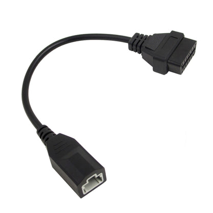 Car 3 Pin to 16 Pin OBD Cable for Honda, Cable Length: 40cm, 3 Pin to 16 Pin OBD Cable