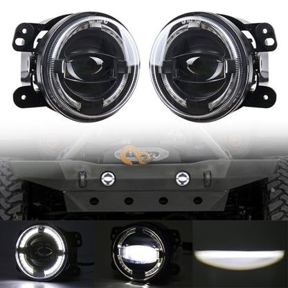 2 PCS 4 inch Car LED Angel Eyes Spotlight Modified Fog Lights for Jeep Wrangler / Dodge / Chrysler PT Cruiser, For Jeep / Dodge