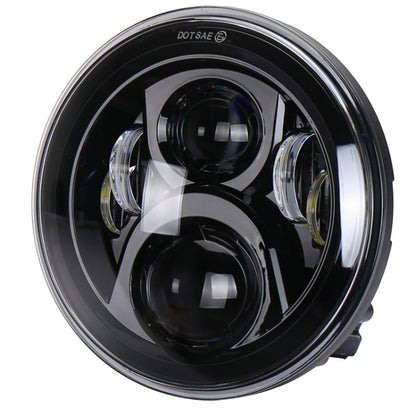 7 inch Round LED Motorcycle Headlight Modified Spotlight for Honda, For Honda, For Honda Silver