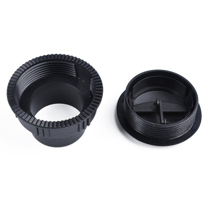 Universal 60mm Round AC Air Outlet Vent for RV Bus Boat Yacht Auto Air Conditioner Vent Replacement Parts Car Accessories, B Style (Black)