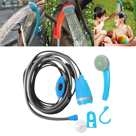 Douche électrique portable universelle 12V pour extérieur, laveuse de voiture (bleue), laveuse de voiture (orange)