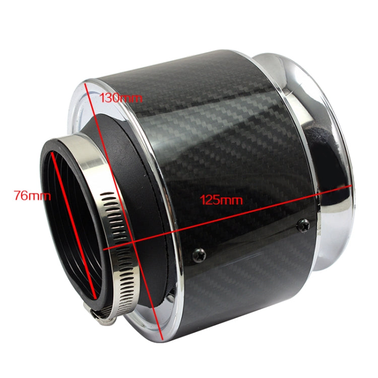 XH-UN013 Car Universal Modified High Flow Carbon Fiber Mushroom Head Style Air Filter, XH-UN013