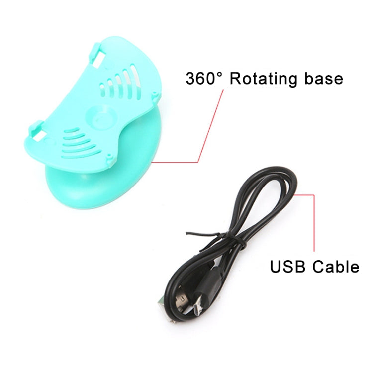 Auto-Lüfter Multifunktions-USB-Schnittstelle LED-Lampe Tragbarer Lüfter, CRP2631A, CRP2631B, CRP2631C, CRP2631D, CRP2631E, CRP2631F