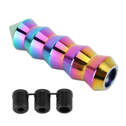 Universal Car Colorful Long Cone Shape Gear Head Gear Shift Knob, Long Cone Shape