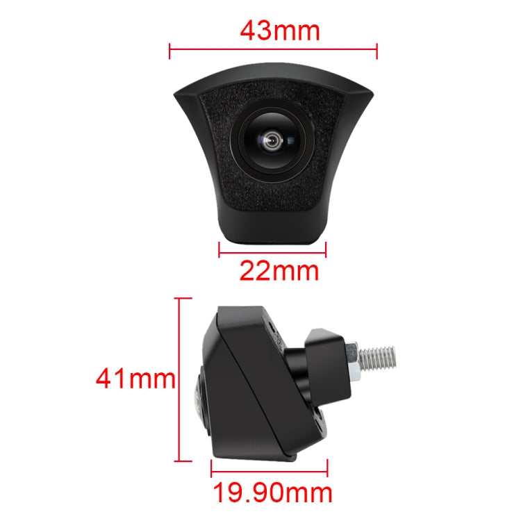 Car HD Horizontal Angle 150 Degree Front View Camera for Audi, For Audi