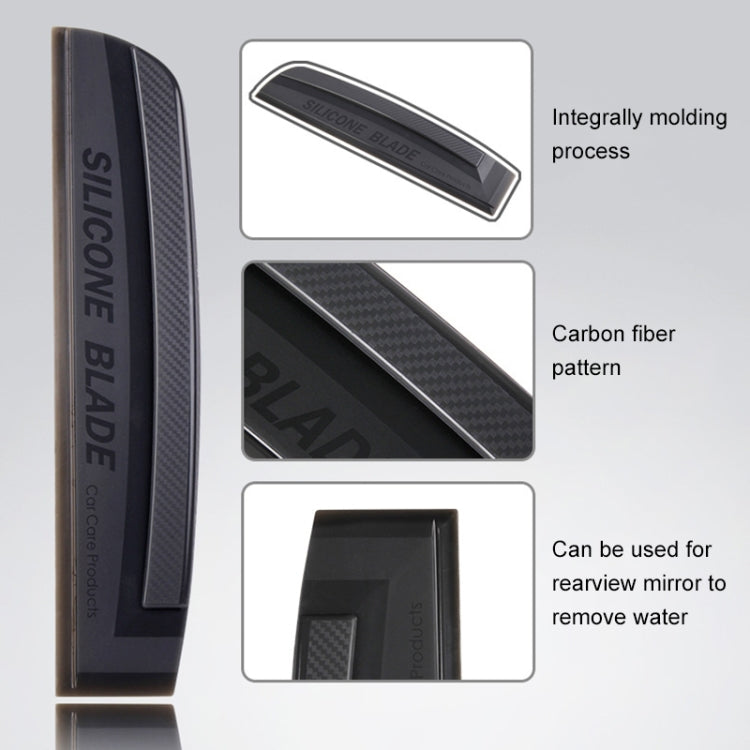 Raclette d'eau en silicone en forme de I pour nettoyage de voiture, Raclette d'eau en forme de I