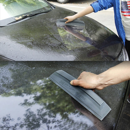 Raclette d'eau en silicone en forme de I pour nettoyage de voiture, Raclette d'eau en forme de I