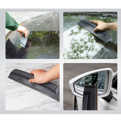 Raclette d'eau en silicone en forme de I pour nettoyage de voiture, Raclette d'eau en forme de I