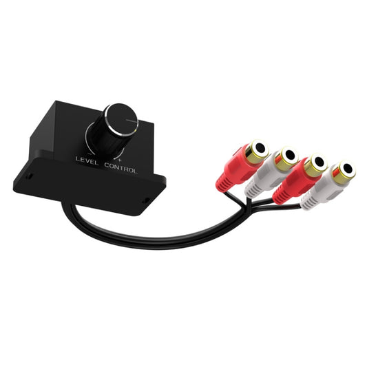 Universal Car Modified Panel Audio Volume Knob RCA Head Audio Volume Control Knob Volume Adjuster, Volume Adjuster