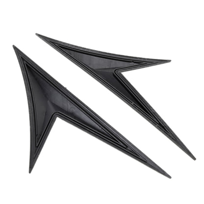 Modified Fender Side Wing Sticker Blade Side Shark Gill Car Body Decorative Sticker for Honda 10th Generation Civic, Carbon Fiber, Carbon Fiber
