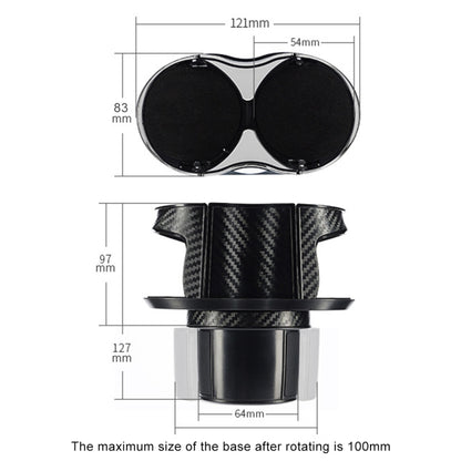Multi-functional Car Base Adjustable Cup Holder Drink Holder, 2 in 1 Drink Holder