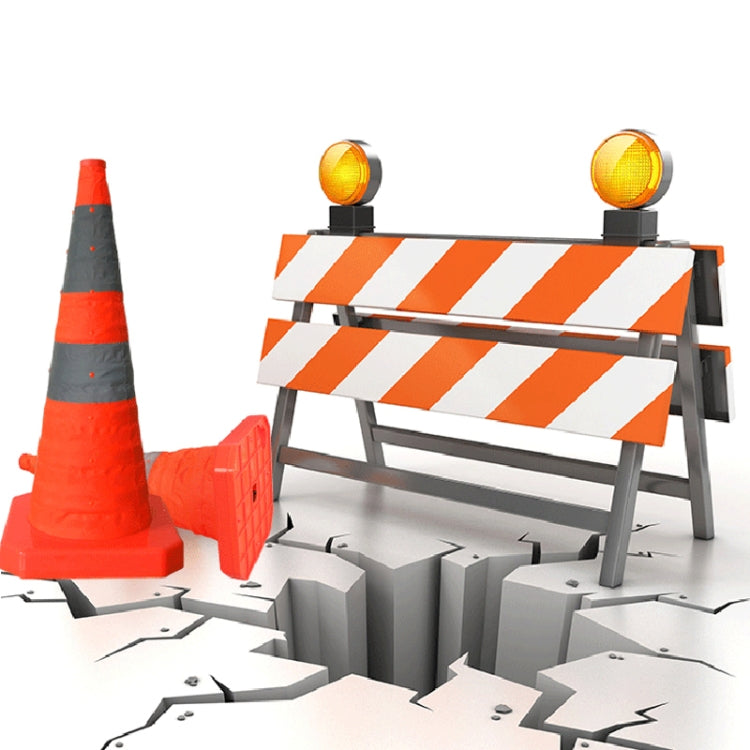 Lift Road Safety Road Cones with Warning Light Height: 70cm, Height: 70cm