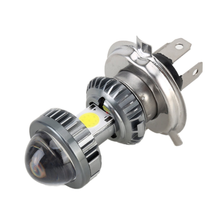 H4 DC9-18V / 4.7W (H)2.2W(L) / 6000K / 500LM Phare LED de moto avec puces COB, H4